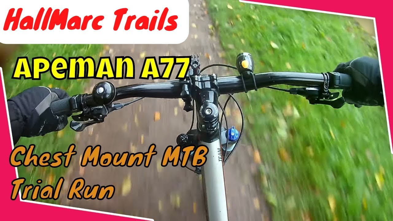 Apeman A77 Chest Mount MTB Trial Run, GoPro Alternative.