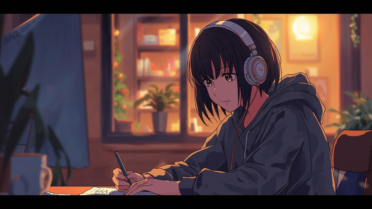 calm lo fi hip hop for reading and writing