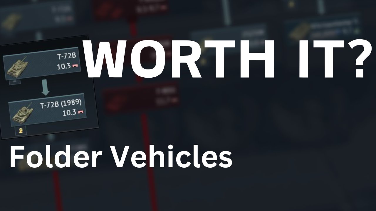 War Thunder's (very) Minor Issue With Folder Vehicles