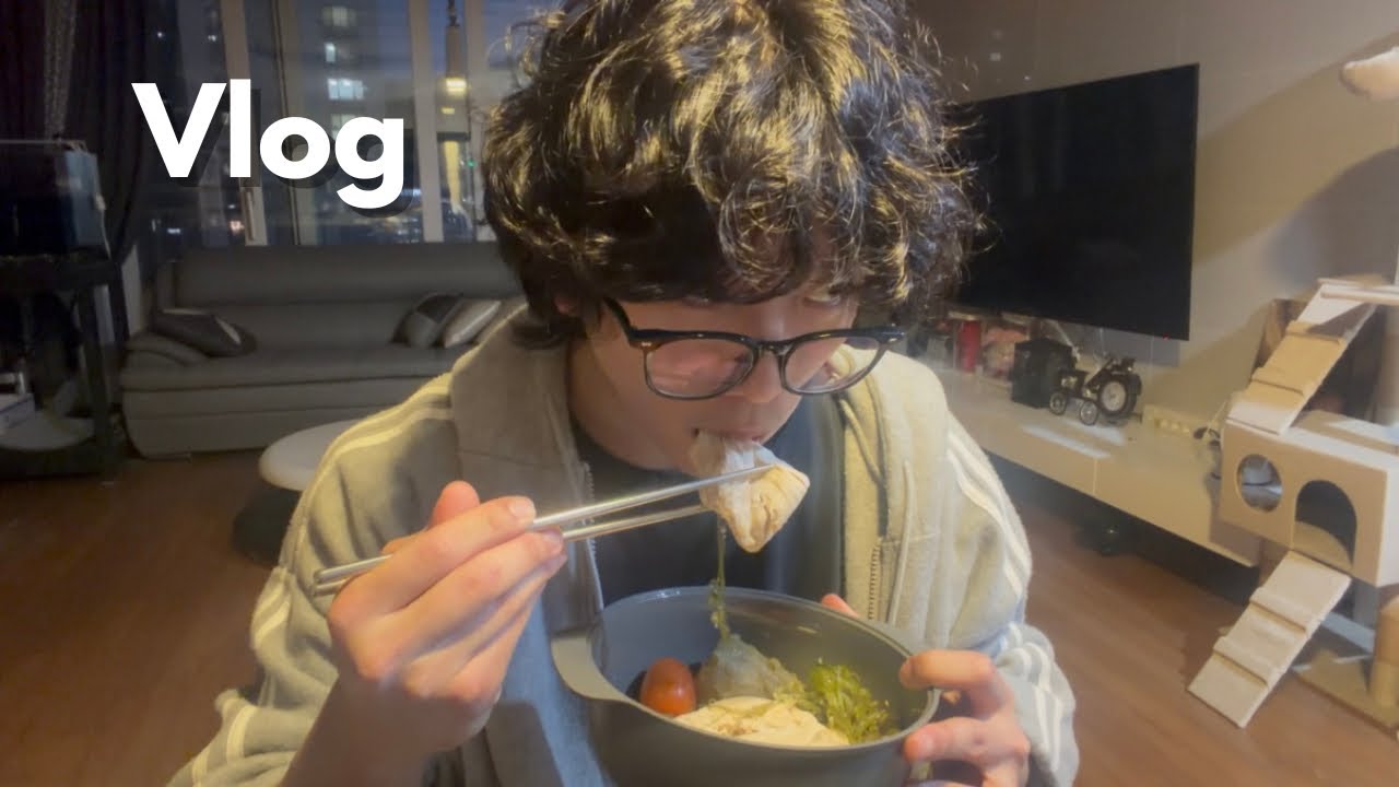 [Vlog-브이로그] 다이어트 5주차 기록 / 다이어트 / 헬스 / 강아지 / 고양이 / 일상 