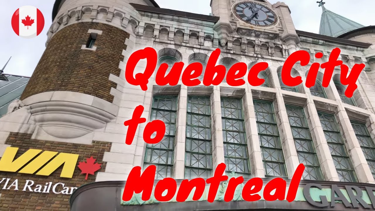 [4K] 🇨🇦 From Quebec City to Montreal | December 2022 Winter Storm | Via Rail Train 🇨🇦 ❄ 🌨 ⛄ 🚆 🎄