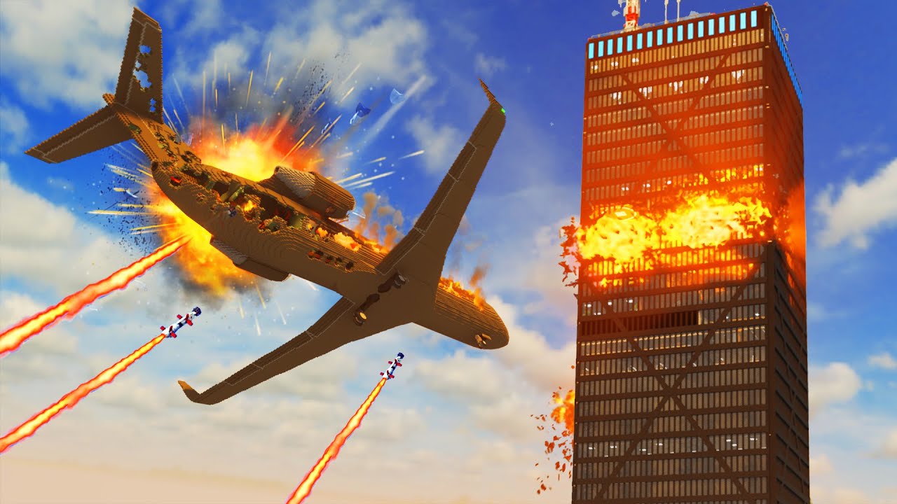 Realistic Plane Shootdowns & Crashes 18 😱 Teardown