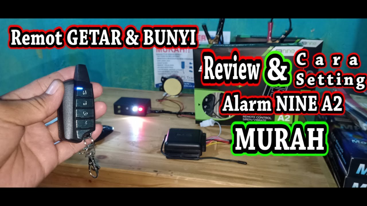 Review alarm nine type A2 | alarm motor cirebon | alarm motor tangerang