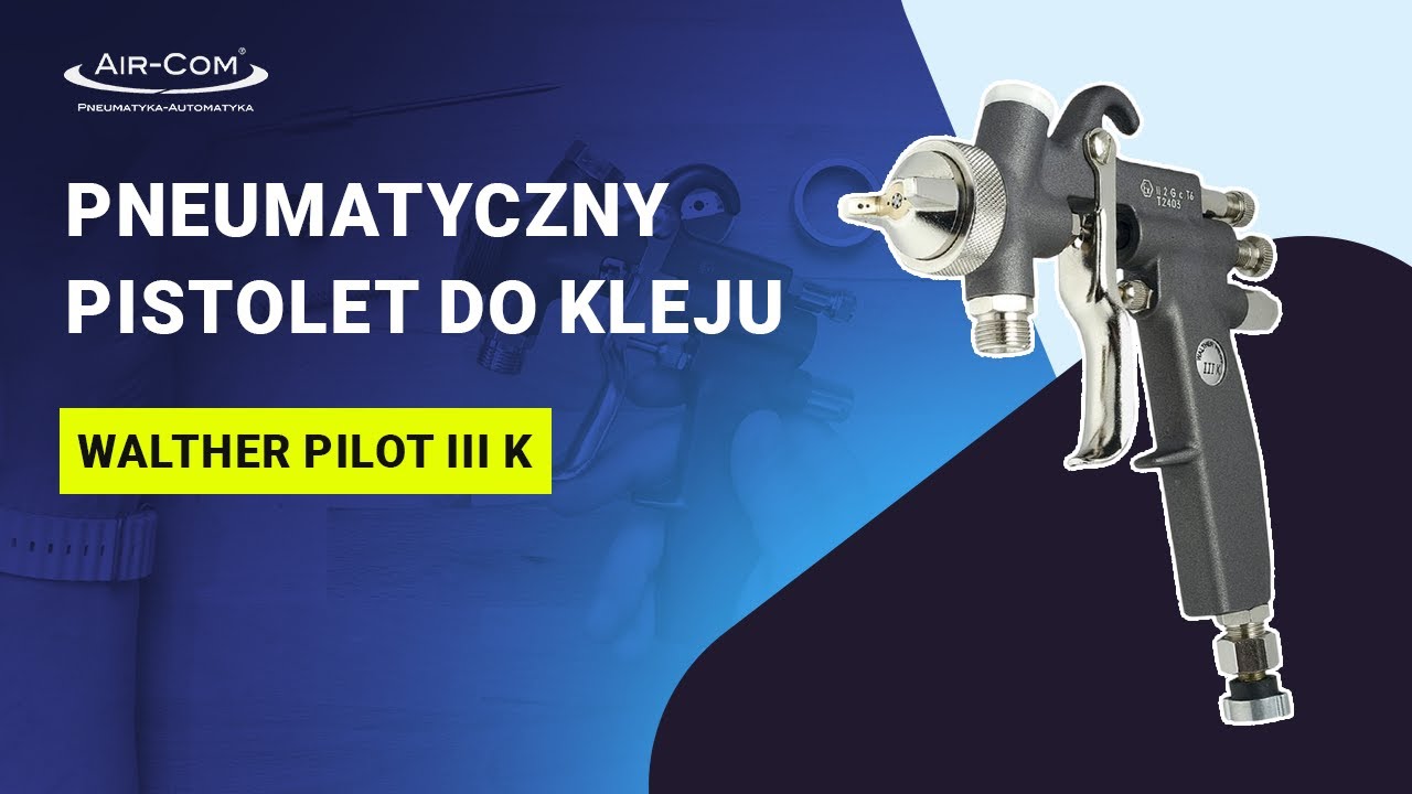 Pistolet do kleju - Walther Pilot III K od środka