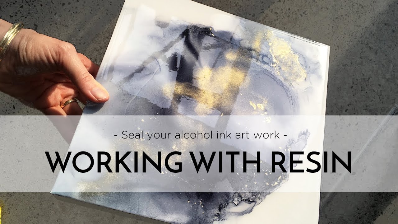 Alcohol Ink Resin Process - From Beginning to End