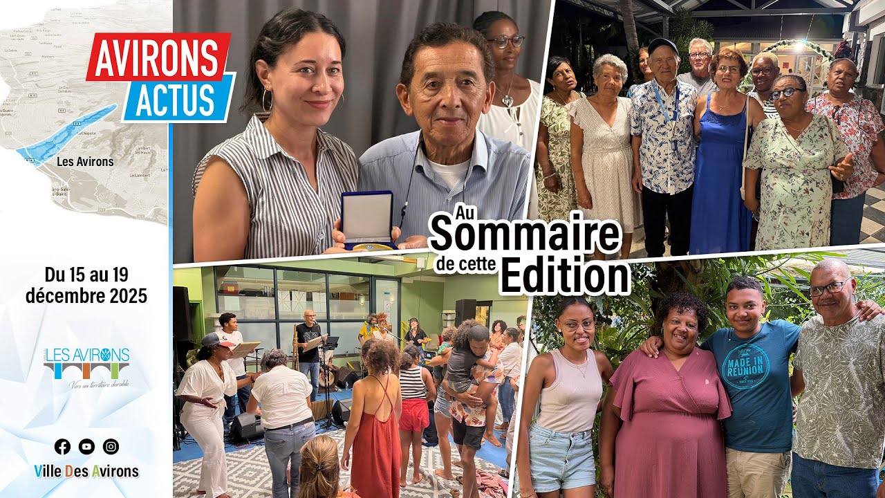 🇷🇪Avirons Actus 🎥(semaine du 15 décembre au 19 décembre 2025)