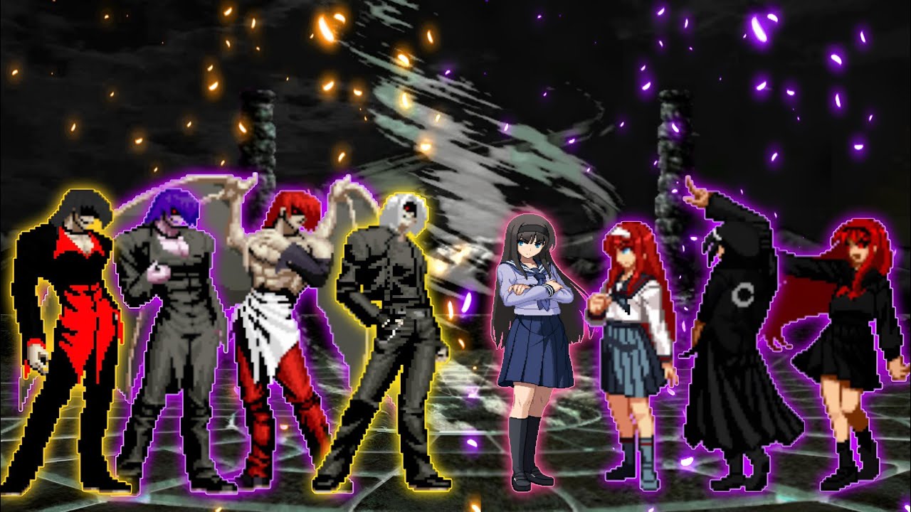 [KOF Mugen] Element Team VS. Akiha Team