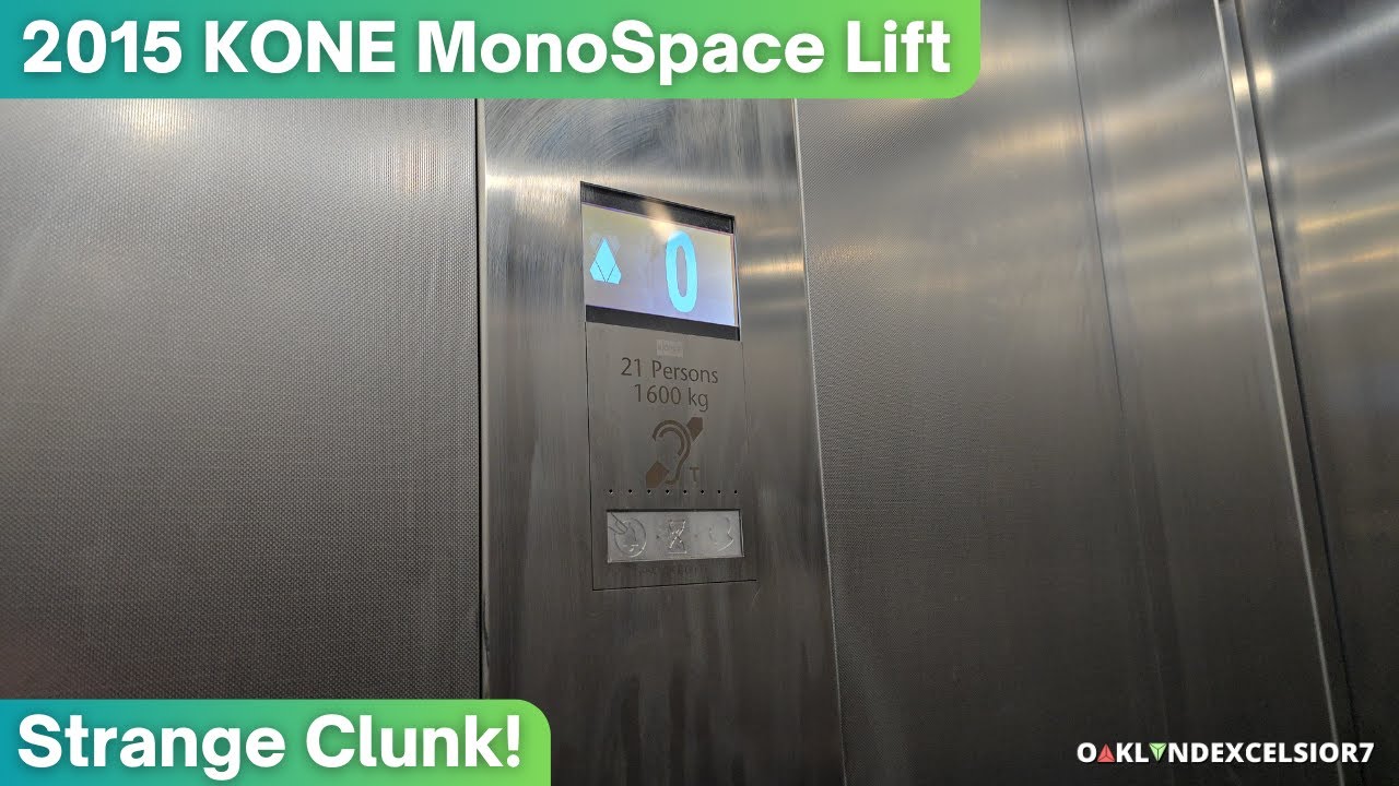 Strange Clunk! | KONE MonoSpace Lift at Potteries Centre Surface Car Park, Stoke on Trent