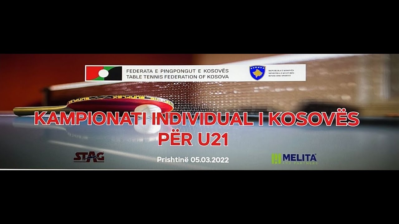 Kampionati individual ne ping pong U21