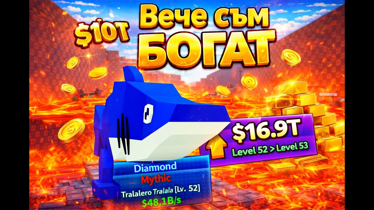 Вече съм богат!!! Survive Lava for brainrots еп.2.