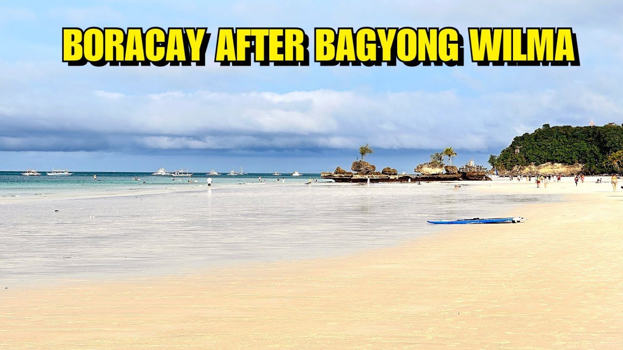 BORACAY TODAY IN STATIONS 1 & 2- SUPER LOW TIDE