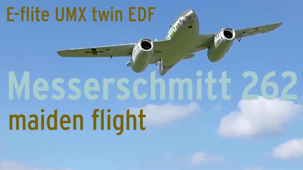 E-flite UMX Me.262 maiden 5th October 2024