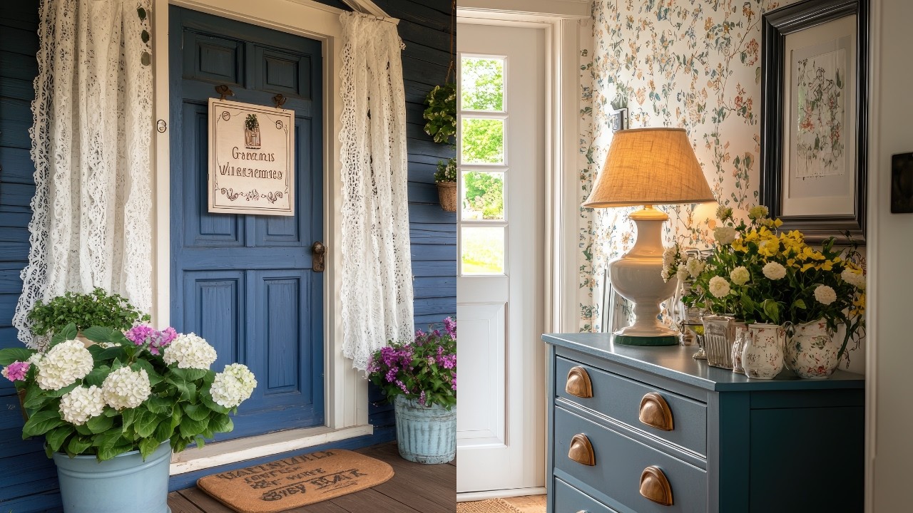 Granny’s Small Blue Vintage Cottage | Sweet Nostalgic Decor and Cozy Country Memories
