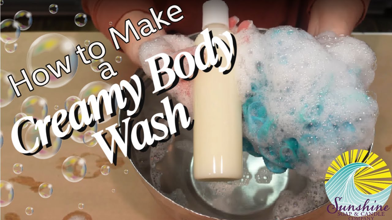 How To Make A Creamy Body Wash  (Easy Liquid Soap Tutorial)