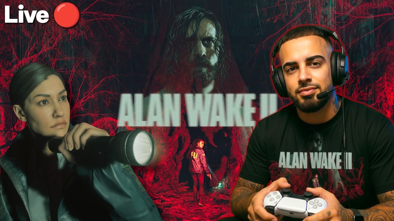🔴 JOGANDO AO VIVO - ALAN WAKE 2 - LIVE ON!!! 🎮🔴-