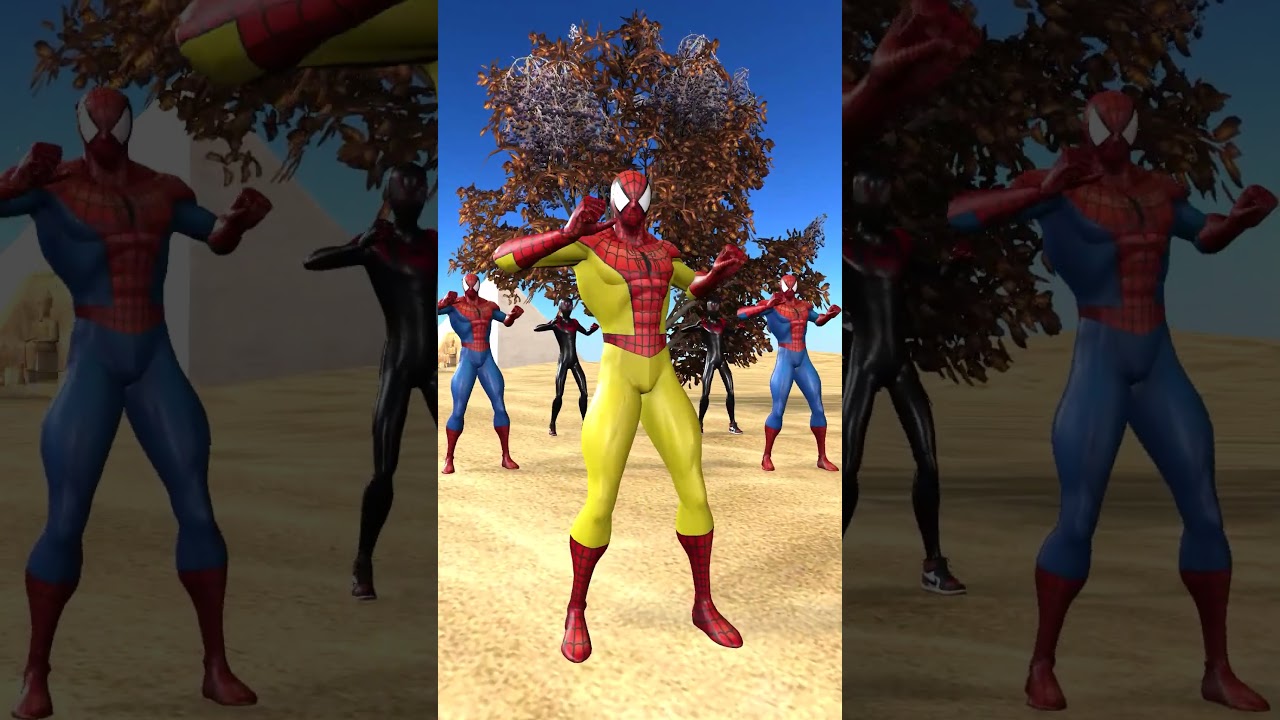 Spider man - Coffin Dance Meme (COVER) #shorts  P82