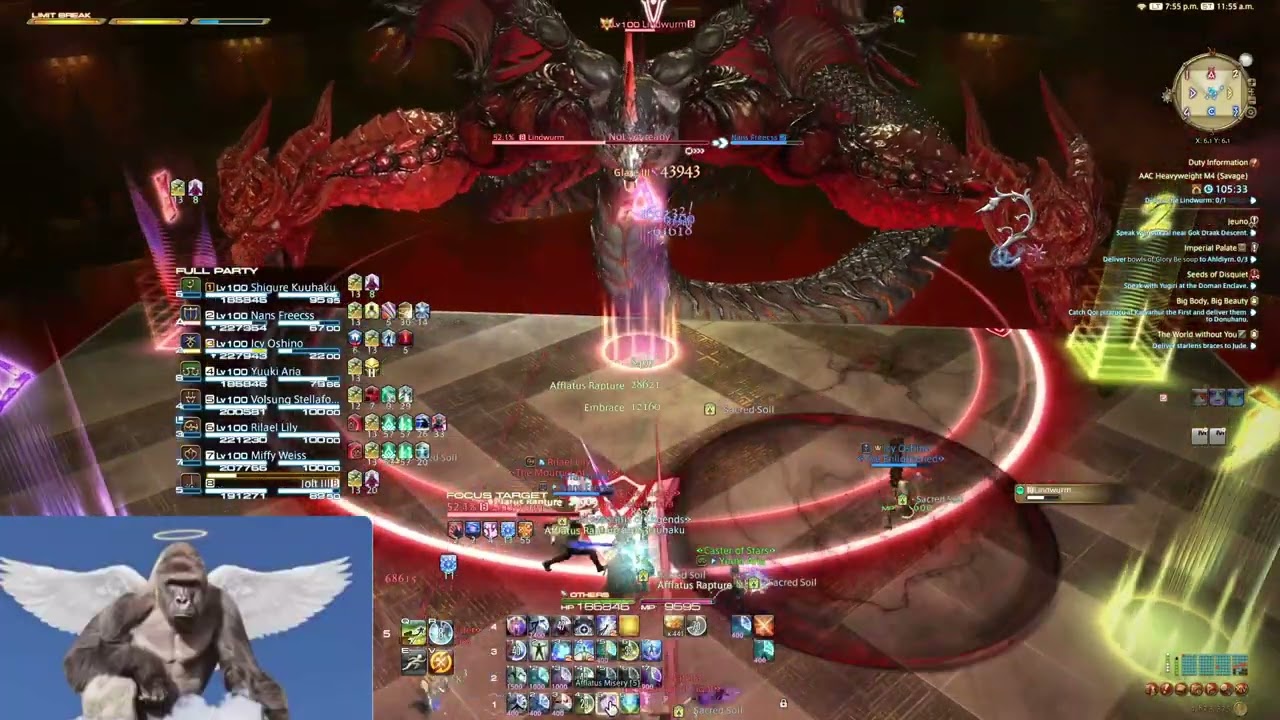M12S P1 ACARDION SAVAGE HEAVYWEIGHT first clear (FFXIV) WHM POV