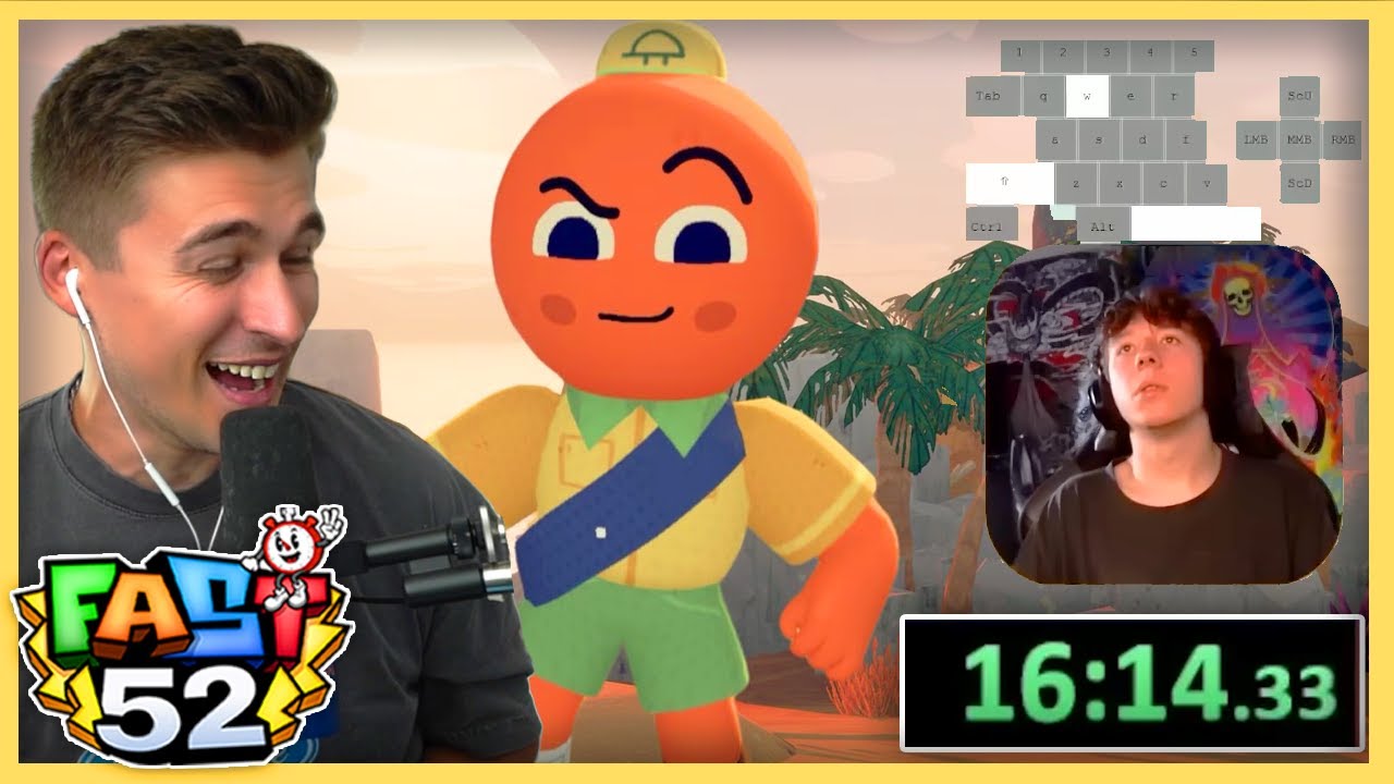 Chocler Shows Ludwig How to Get WORLD RECORD in Peak Speedrun