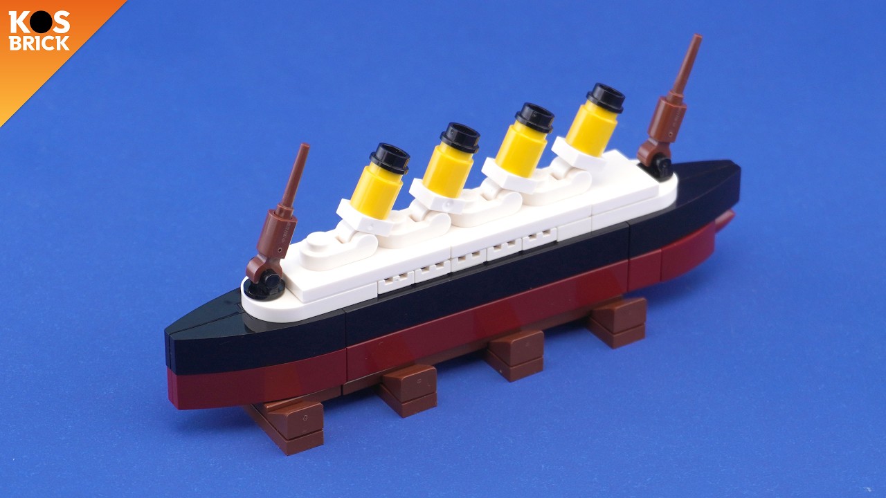 Lego Titanic Mini Ships (Tutorial)