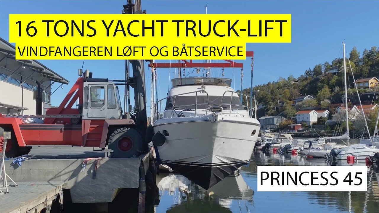 16 tons yacht truck-lift | Princess 45 |
