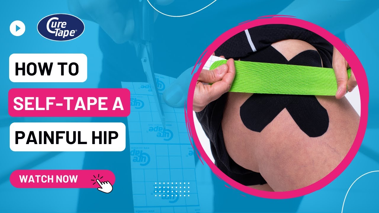 How to self-tape a painful hip &raquo; Kinesiology Taping Instructions &raquo; CureTape
