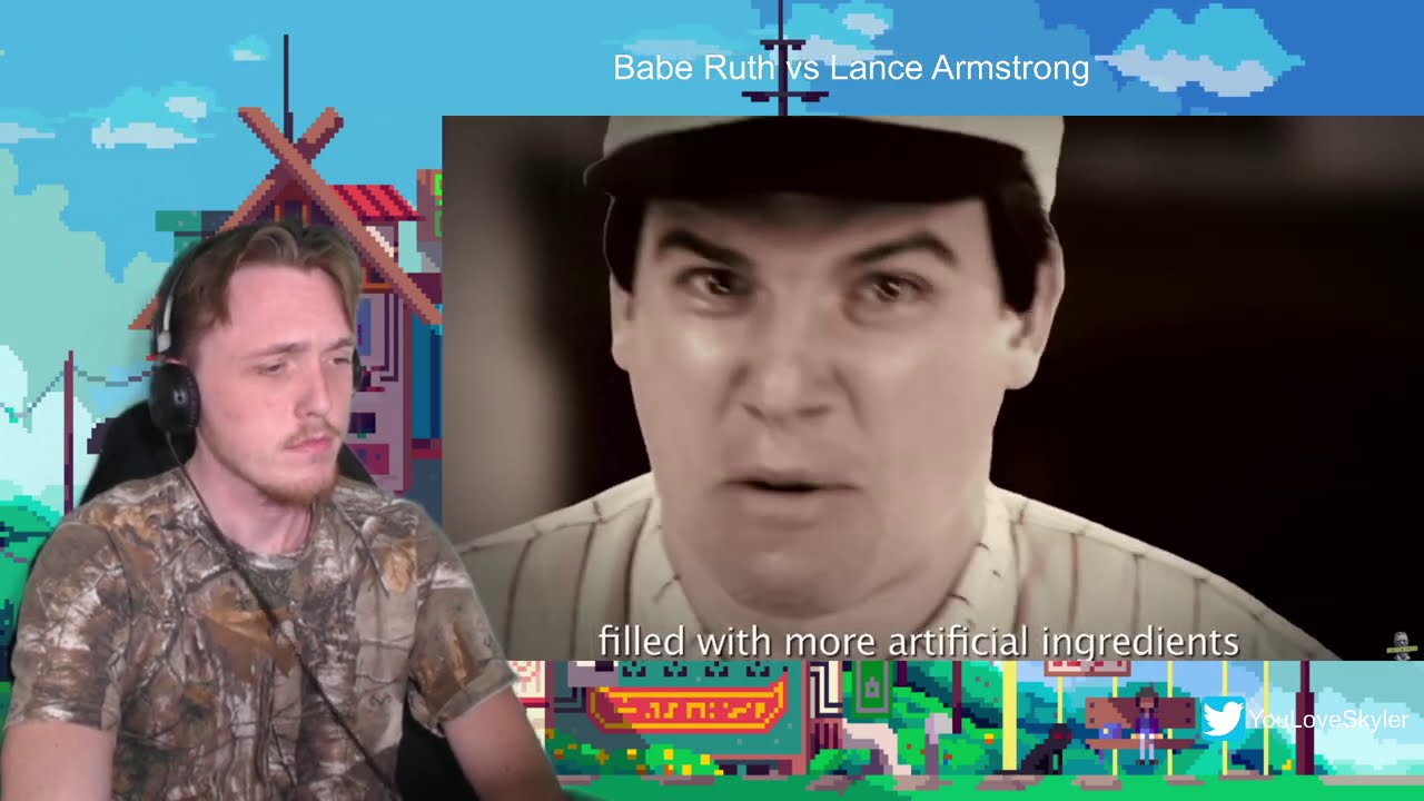 Babe Ruth vs Lance Armstrong Epic Rap Battles of History (Reaction)