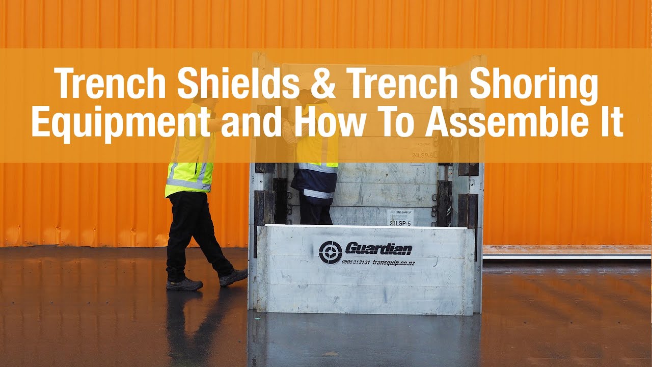 Trench Shields & Trench Shoring Equipment and How To Assemble It