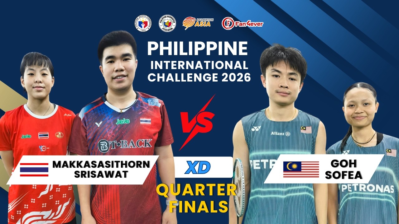QF | XD | Ratchapol MAKKASASITHORN & Patida SRISAWAT vs GOH Boon Zhe & Dania SOFEA