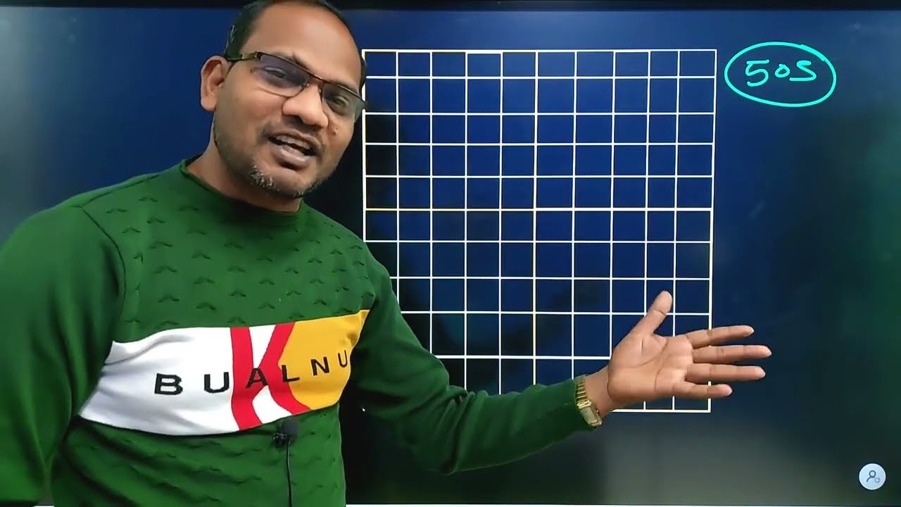 10 by 10 का magic square | Best trick magic square | kc sir ki classes | maths magic by kc sir