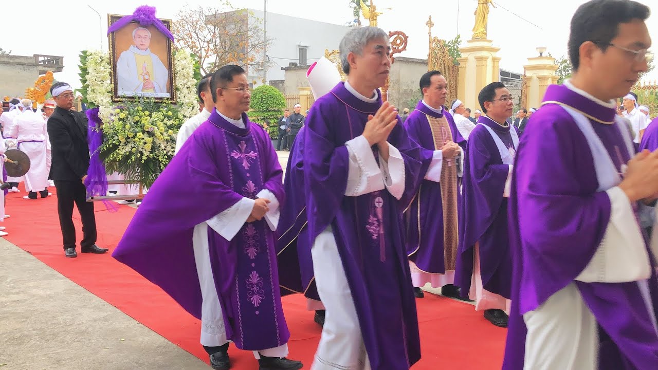 Di Quan Cha Cố Giuse Nguyễn Ngọc Ban Giáo Phận Thái Bình Về Nơi An Nghỉ Đất Thánh Đức Cha Chủ Sự 