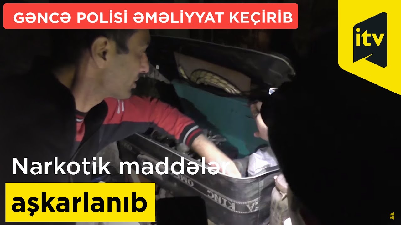 Gəncə polisi əməliyyat keçirib - narkotik maddələr aşkarlanıb
