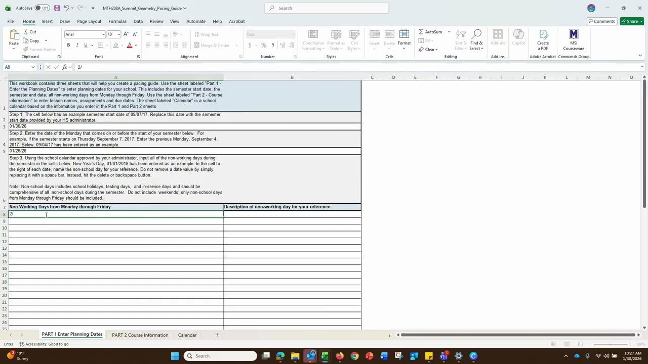 The Keystone School- Pacing Guide Walkthrough