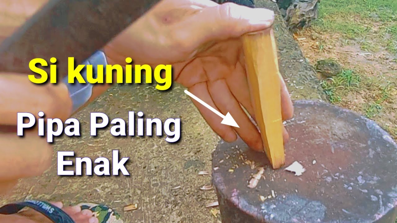Membuat Pipa Rokok dari Kayu Cengkeh