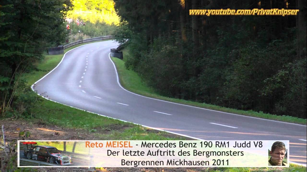 Reto Meisel MB 190 Judd V8 - Der letzte Auftritt des RM1 - Bergrennen Mickhausen 2011