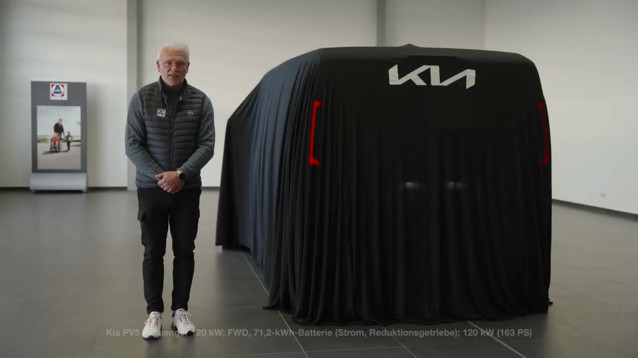 Der rollstuhlgerechte Kia PV5 mit Heckausschnitt 🚐