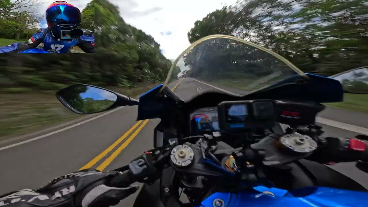 [Pure Sound] SUZUKI GIXXER L7 RIDING WITH BMW S1K, CBR1000RR SC77/SC59, CBR600RR, GIXXER K6