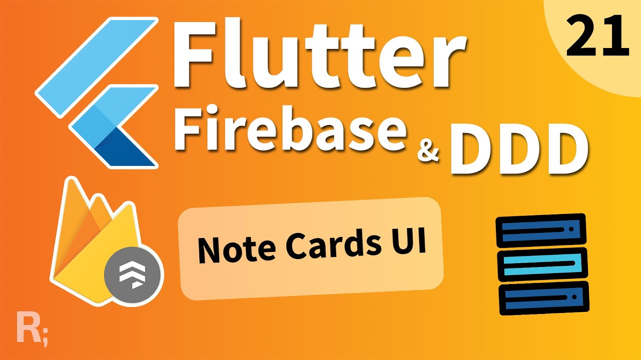 Flutter Firebase & DDD Course [21] - Note Cards UI