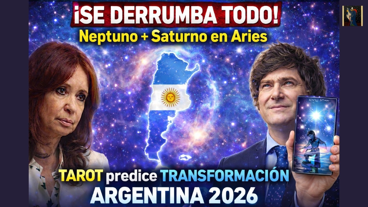 TRANSFORMACIÓN ARGENTINA 2026 ¡SE DERRUMBA TODO! 🇦🇷 Neptuno + Saturno en Aries | TAROT lo predice