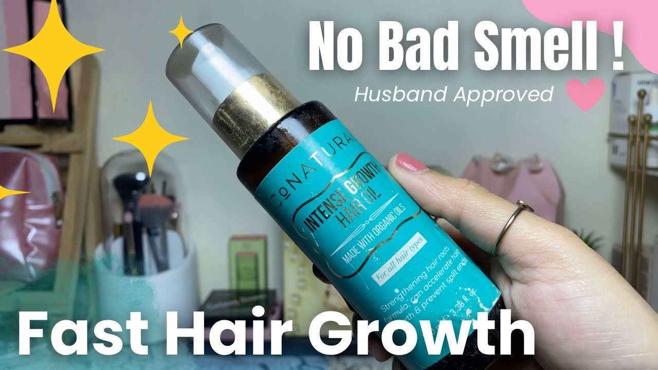 Hair Oiling for Long & Strong Hair ✨🌿 CoNatural Intense Growth Oil for Fast Hair Growth 💕