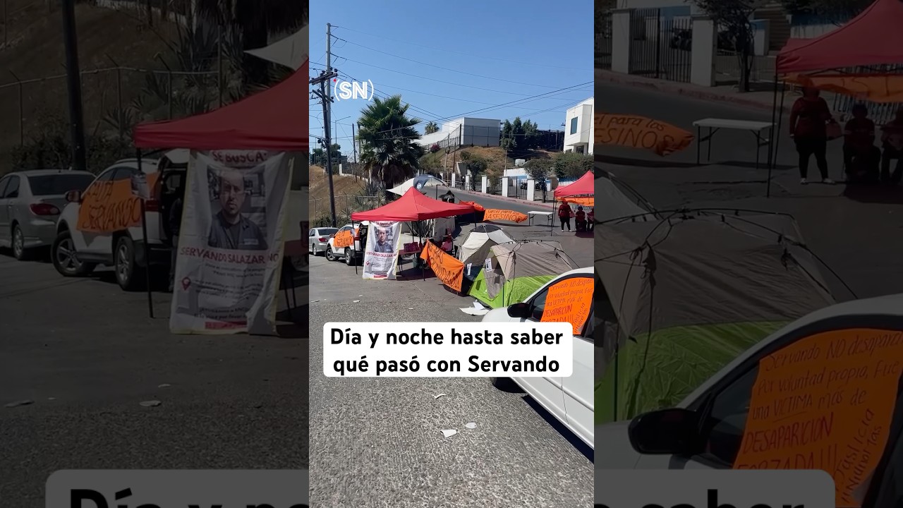 Inician plantón en Prime Wheel de Tijuana por la desaparición de Servando