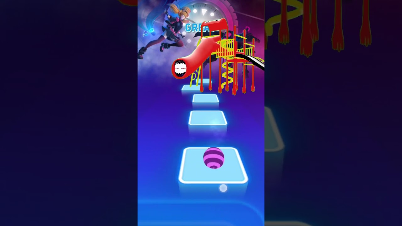 Tiles Hop EDM Rush |🎶 EXTRA SLIDE#tileshop #shorts