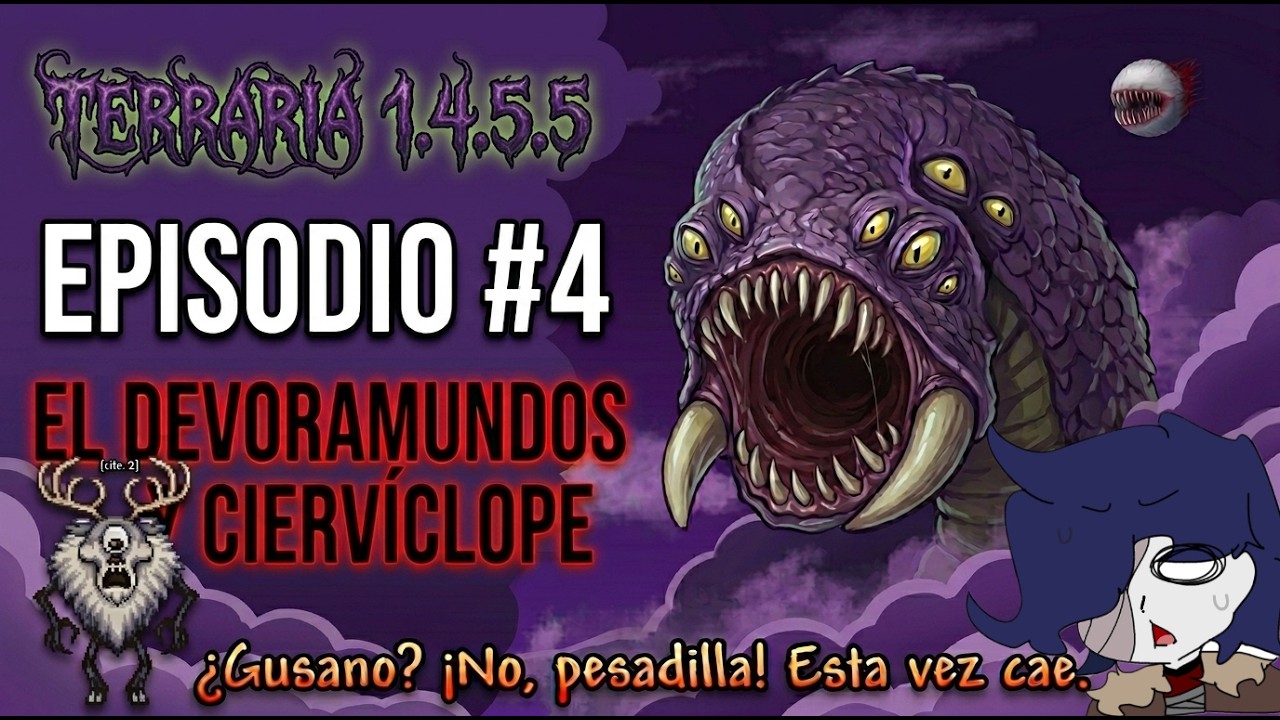 El Devoramundos me espera... #episodio 4/#terraria como INVOCADOR modo Maestro