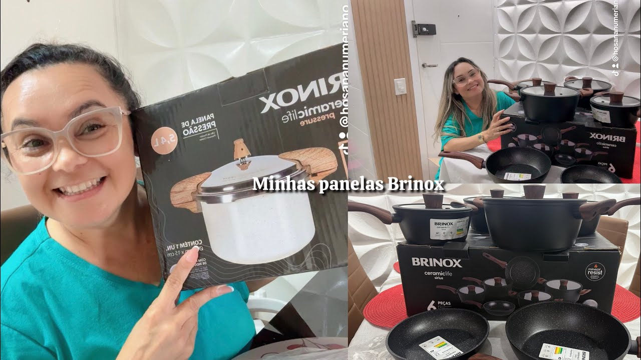 MINHAS PANELAS BRINOX | a melhor compra da minha cozinha ✨🍳
