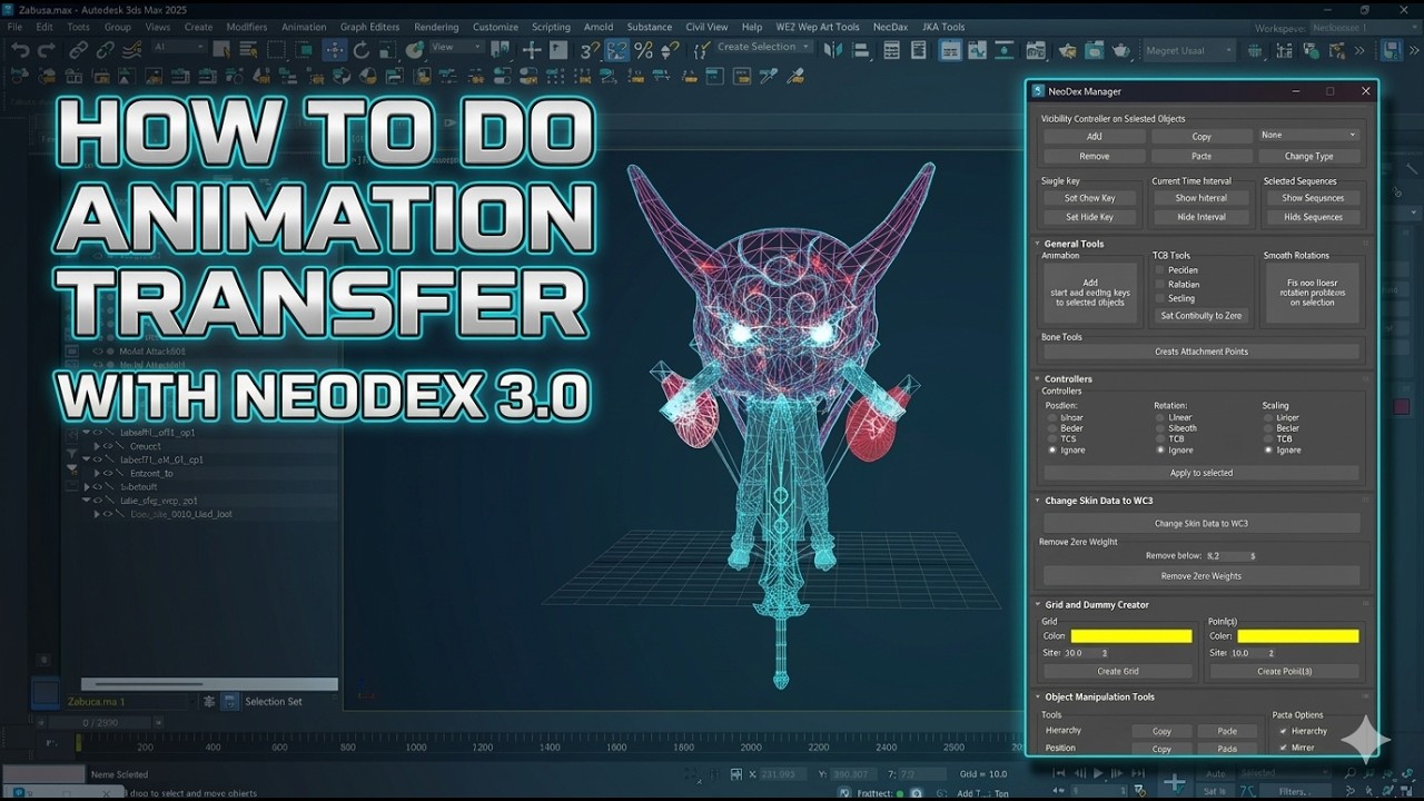 How to Do an Animation Transfer with Neodex 3.0