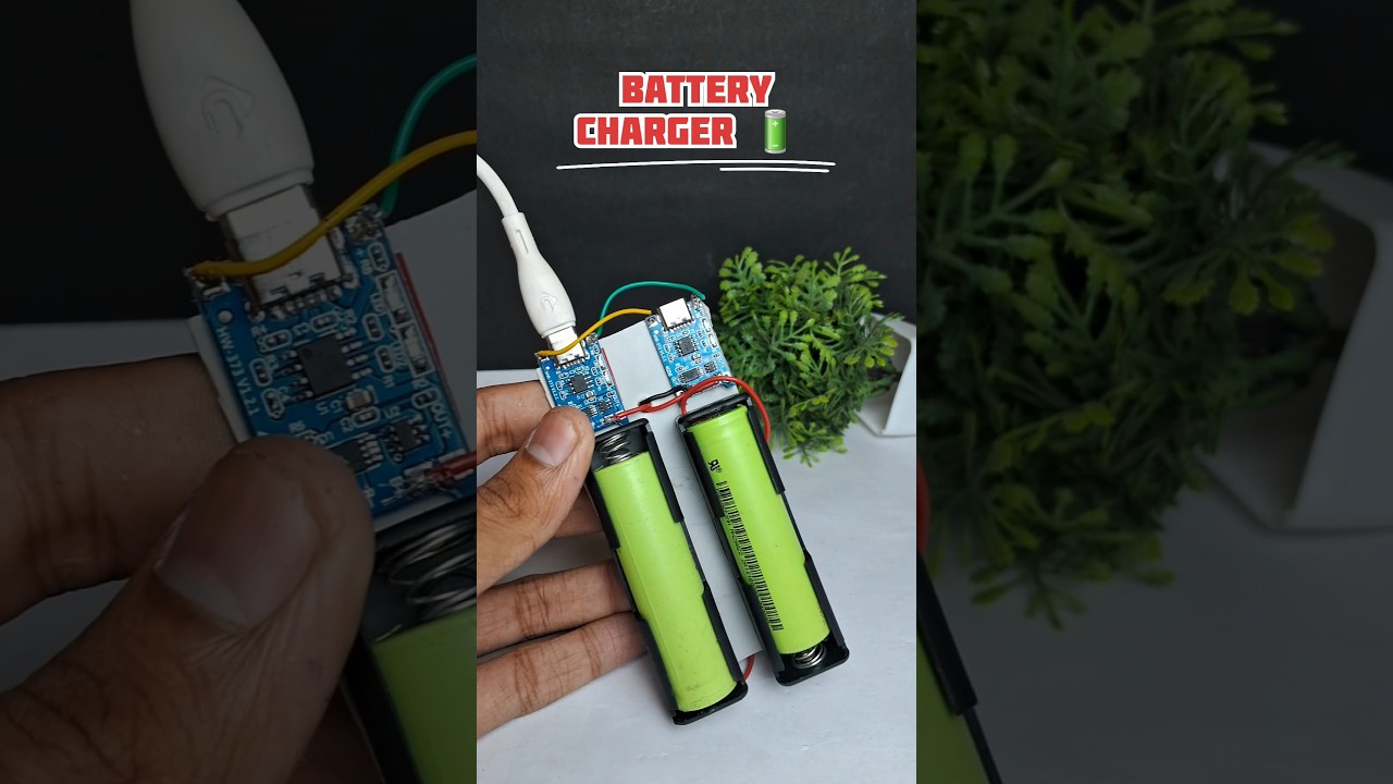 DIY 18650 lithium ion Battery Charger using TP4056|| How to make battery charger