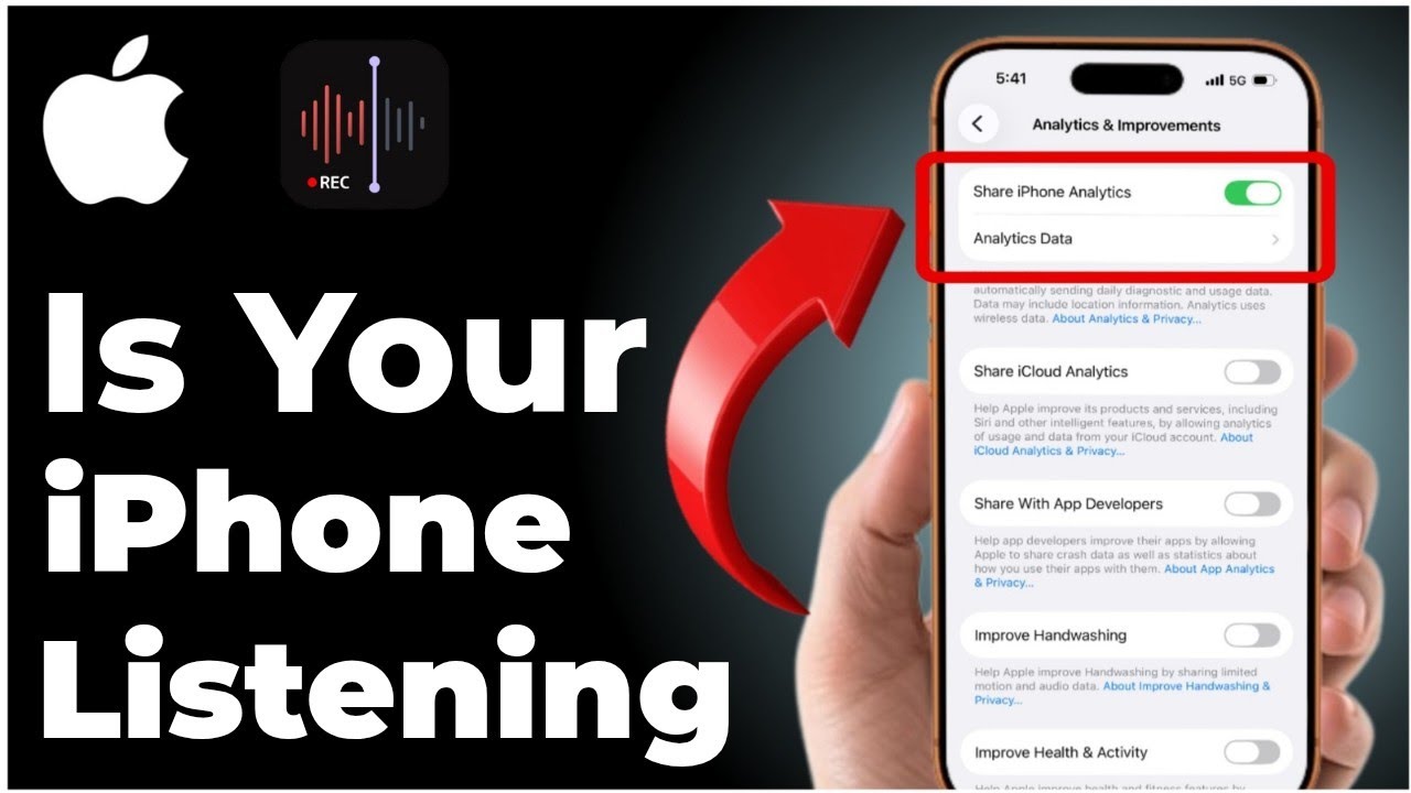 Your iPhone Is Listening to You & Sending Voice Data — Stop It Now!