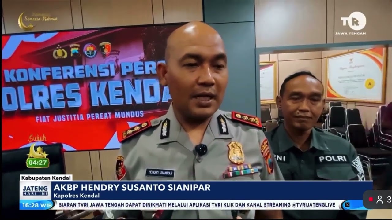Polres Kendal Tetapkan Dua Tersangka Peracik Mercon