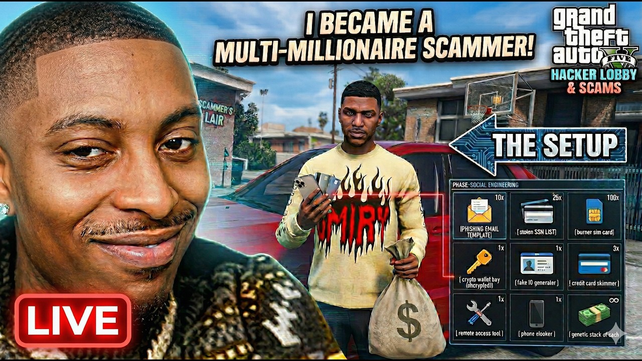 🔴LIVE🔴BACK TO SCAMMING🔴UNTIL I FIND A REAL JOB🔴CRASH CITY RP🔴DAY 18 OF BEING CONSISTENT🔴