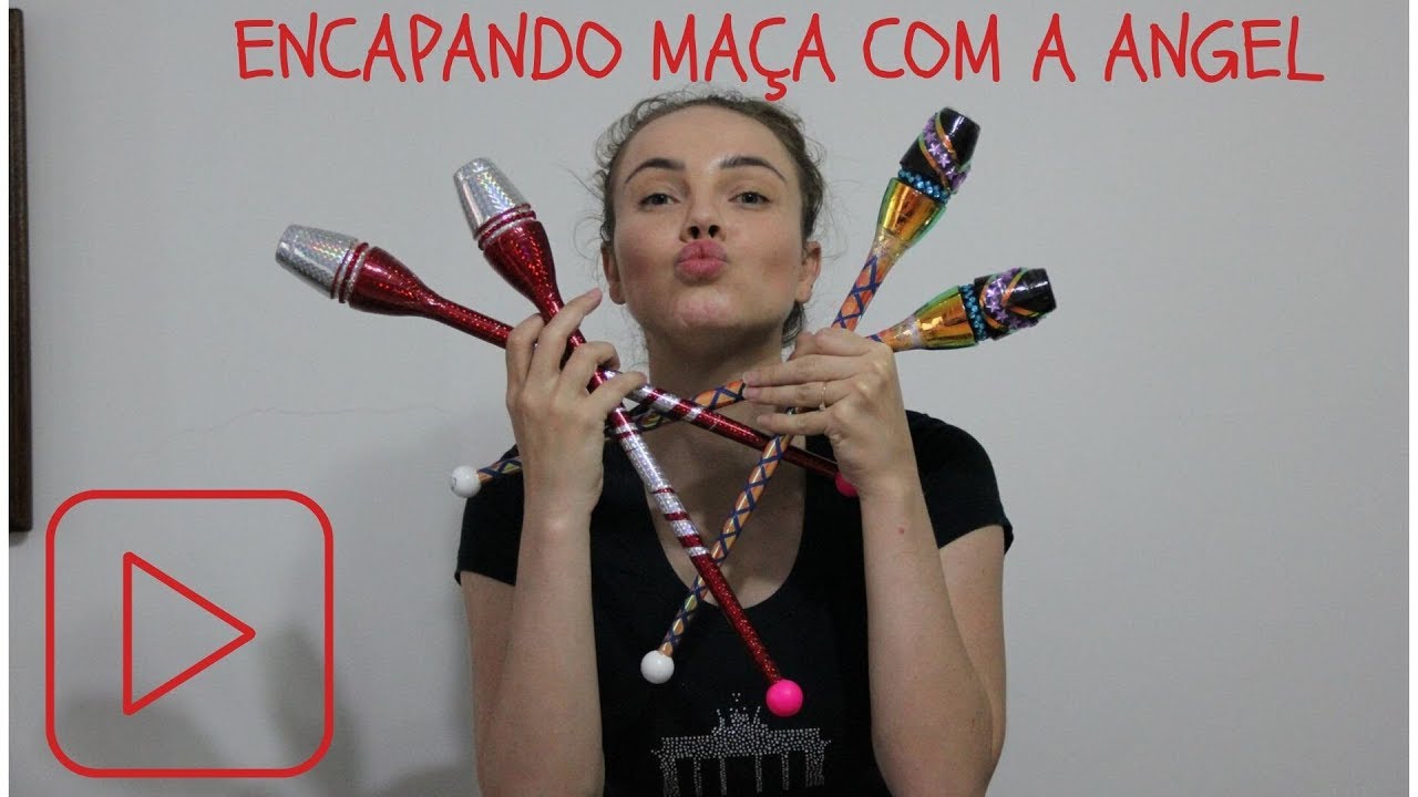 Encapando as maças com a Angel