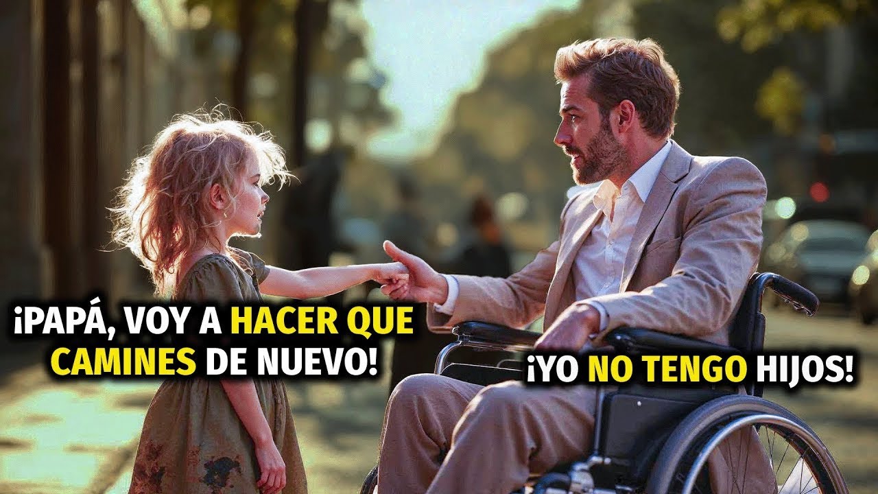 “PAPÁ, ¿PUEDO HACER QUE VUELVAS A CAMINAR?” EL MILLONARIO QUEDÓ EN SHOCK, ÉL NO TENÍA HIJOS.